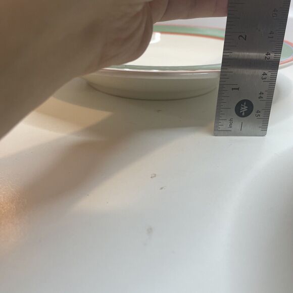 VILLEROY & BOCH Tipo Viva Green LARGE WIDE RIM SOUP SALAD BOWLS Set of 3 9” - Picture 10 of 10